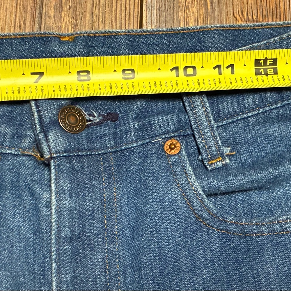 Vintage Levi’s 717-0613 Jeans 30x29 Made in USA Straight Leg Classic Denim 70’s - Picture 7 of 15